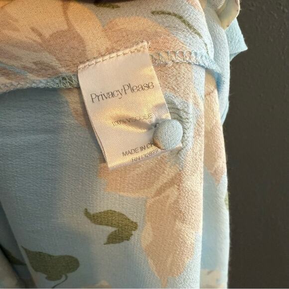 Revolve Privacy Please LeHunt Dress in Gramont Floral Wrap Size S - Picture 7 of 7